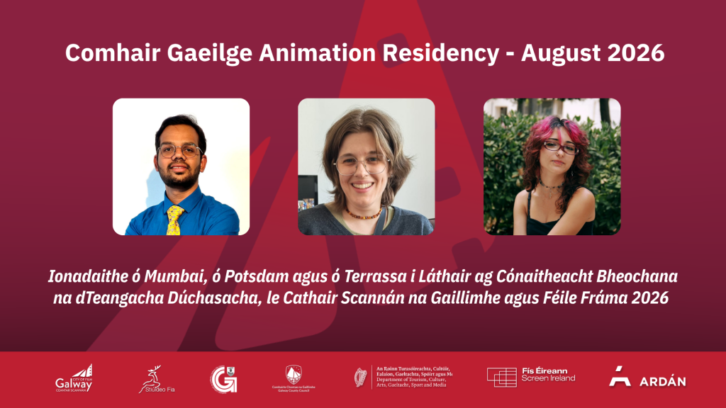 Comhair Gaeilge 2026 Animation Residency Participants